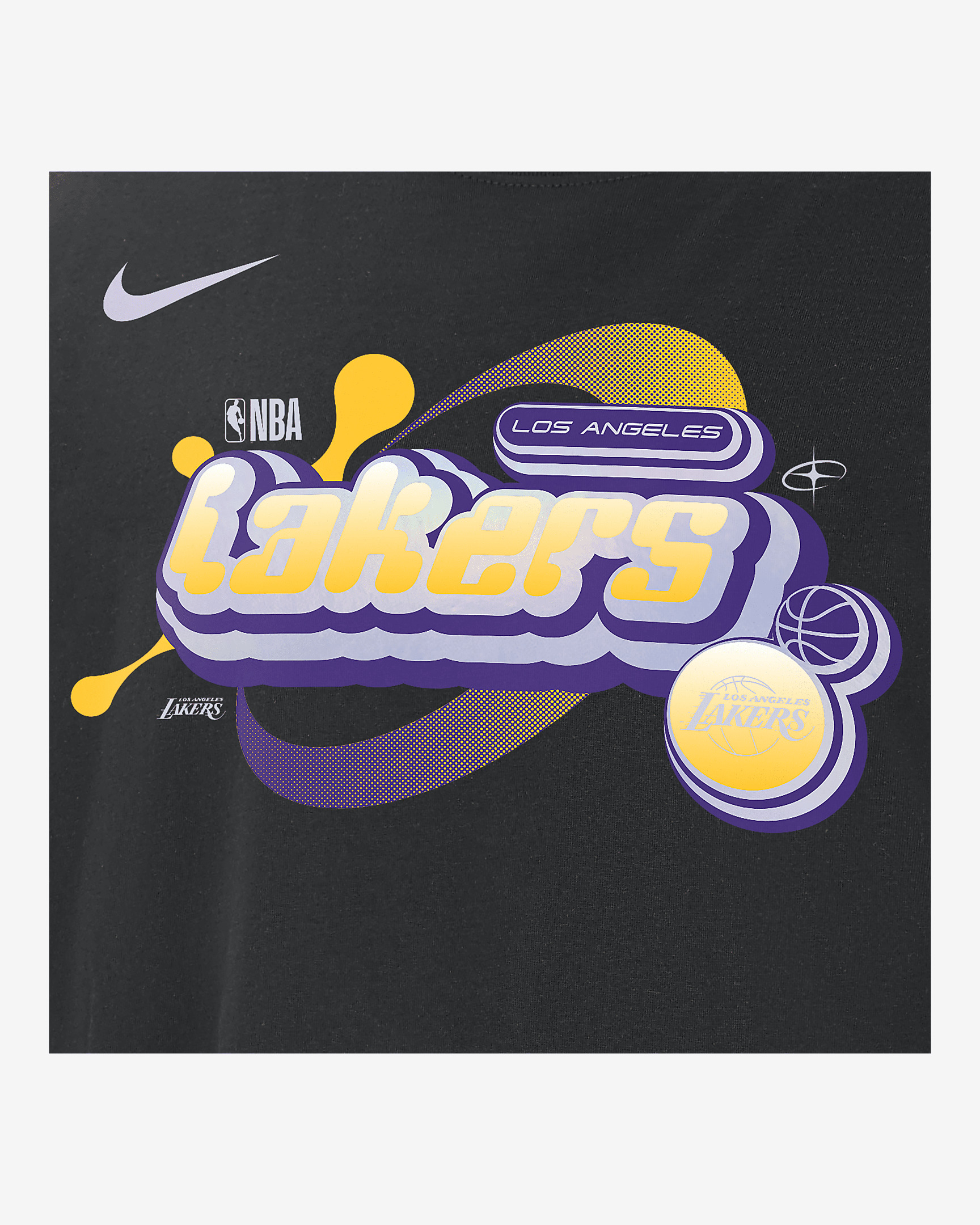 Los Angeles Lakers Courtside Nike Men's NBA Max90 T-Shirt - 3