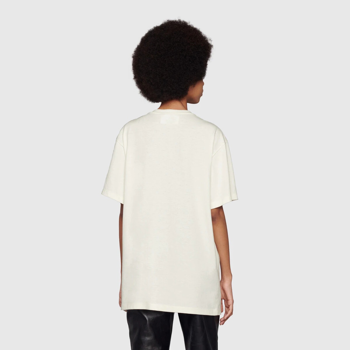 Crystal '1921 Gucci' cotton T-shirt - 4