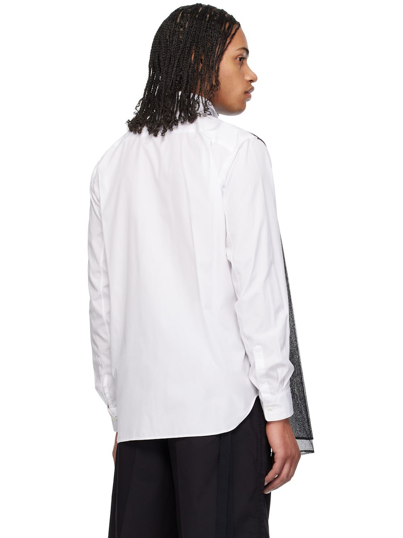 White & Black Layered Shirt 3