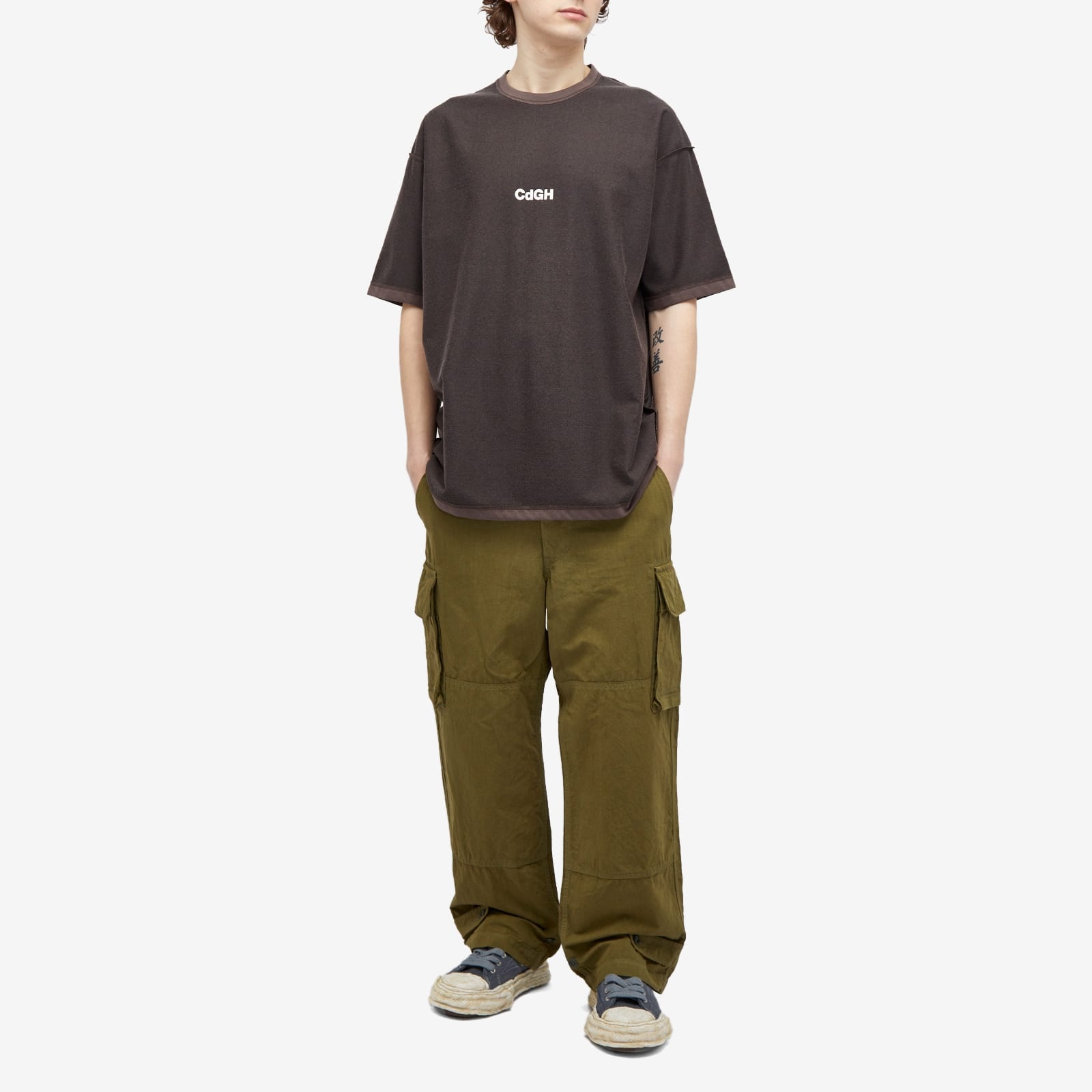 Comme des Garçons Homme CdGH Double Faced Tee - 4