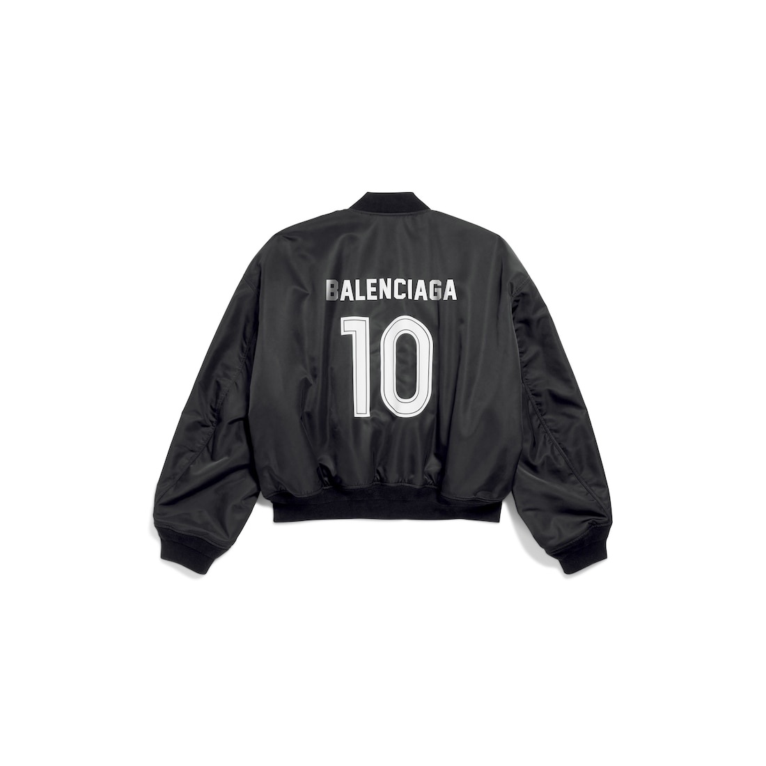 Men's Soccer Varsity Jacket in Black - 6
