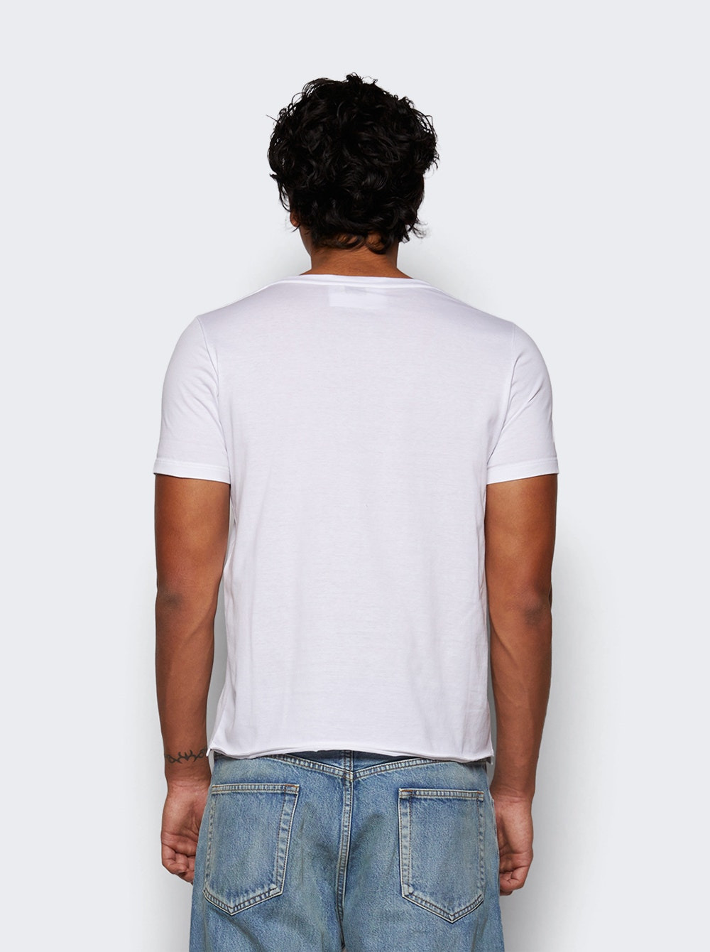 Logo Print Tee White - 5
