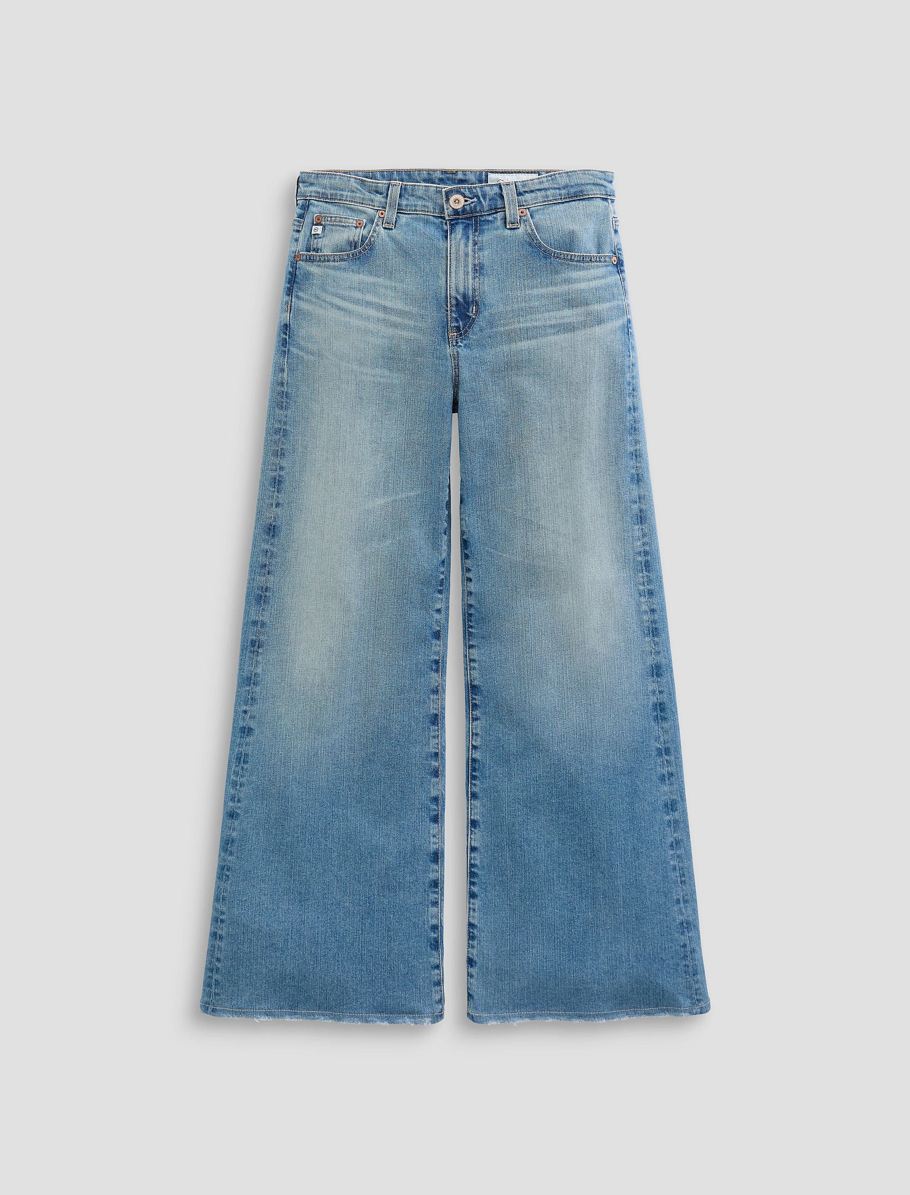 Saige Wide Leg Jean - 1