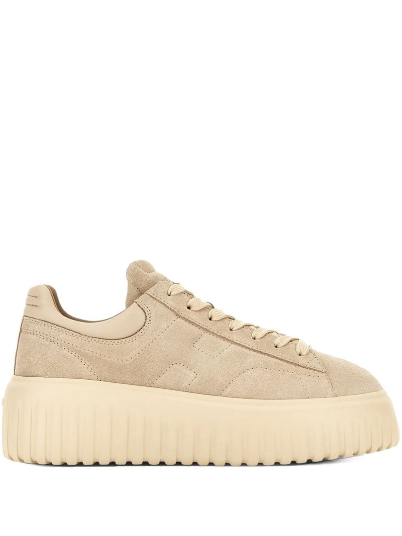 H detail platform sneakers 1