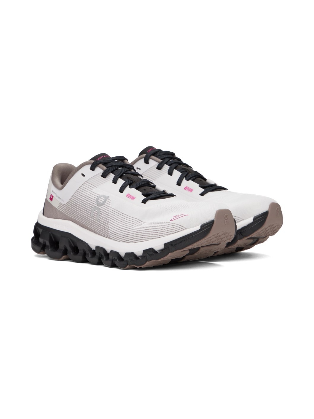 White & Black DISTANCE Edition Cloudflow 4 Sneakers - 4