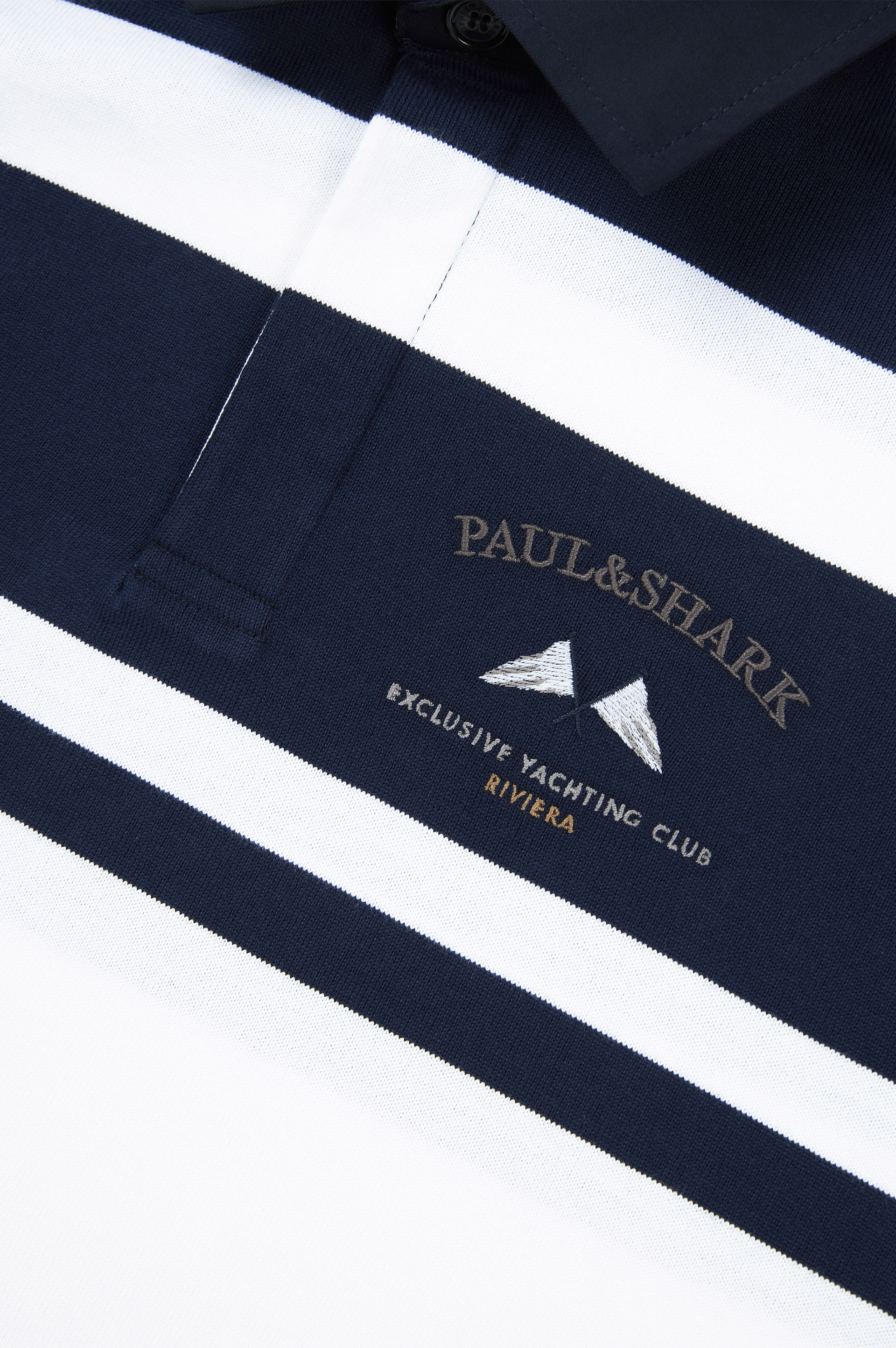 COTTON JERSEY RUGBY POLO SHIRT WITH EMBROIDERY - 6