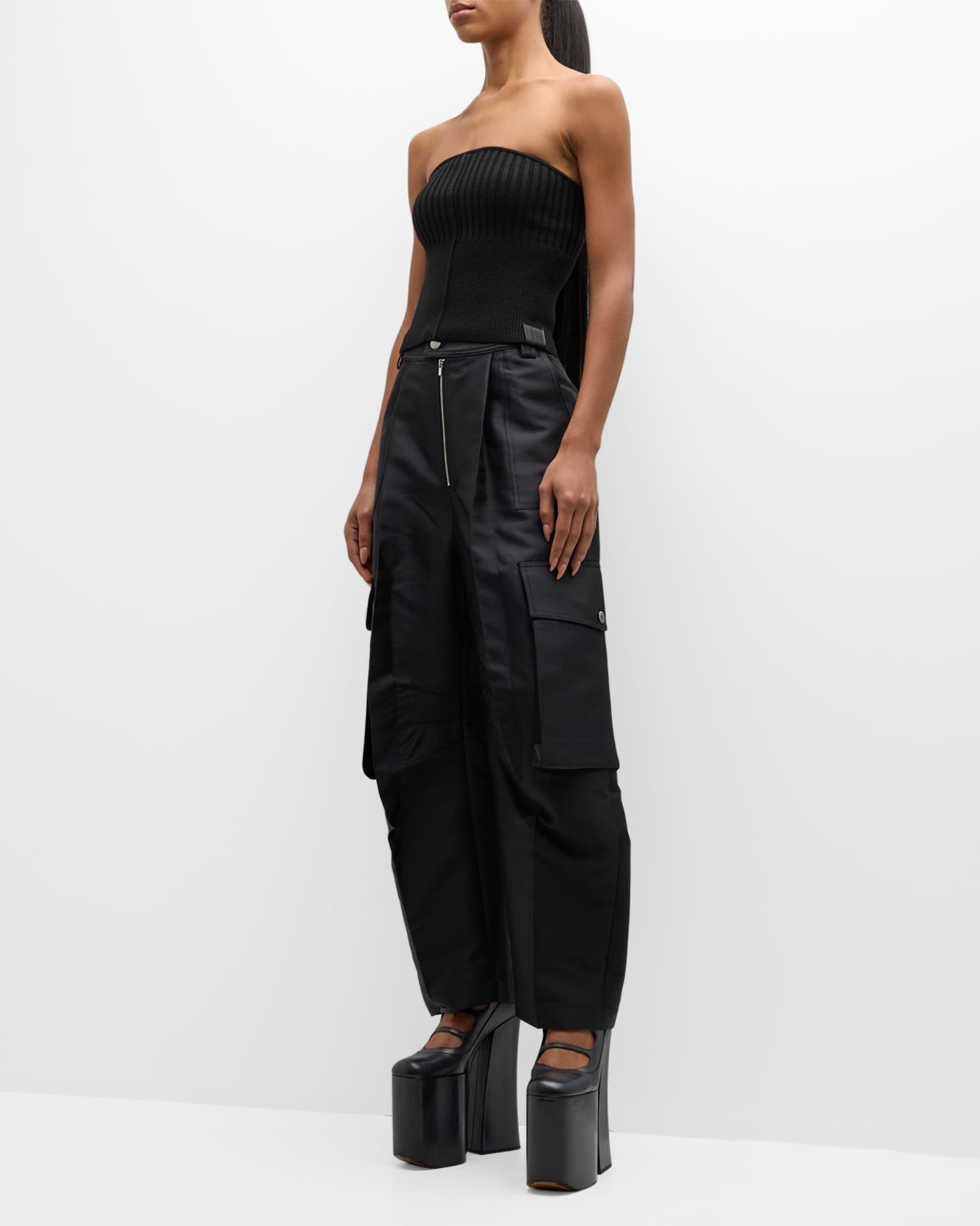 SHEIN x Marika Sila SHEIN MOD Twist Front Ribbed Knit