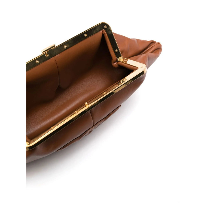 CELINE Celine Brown Clutch Bags Women outlook