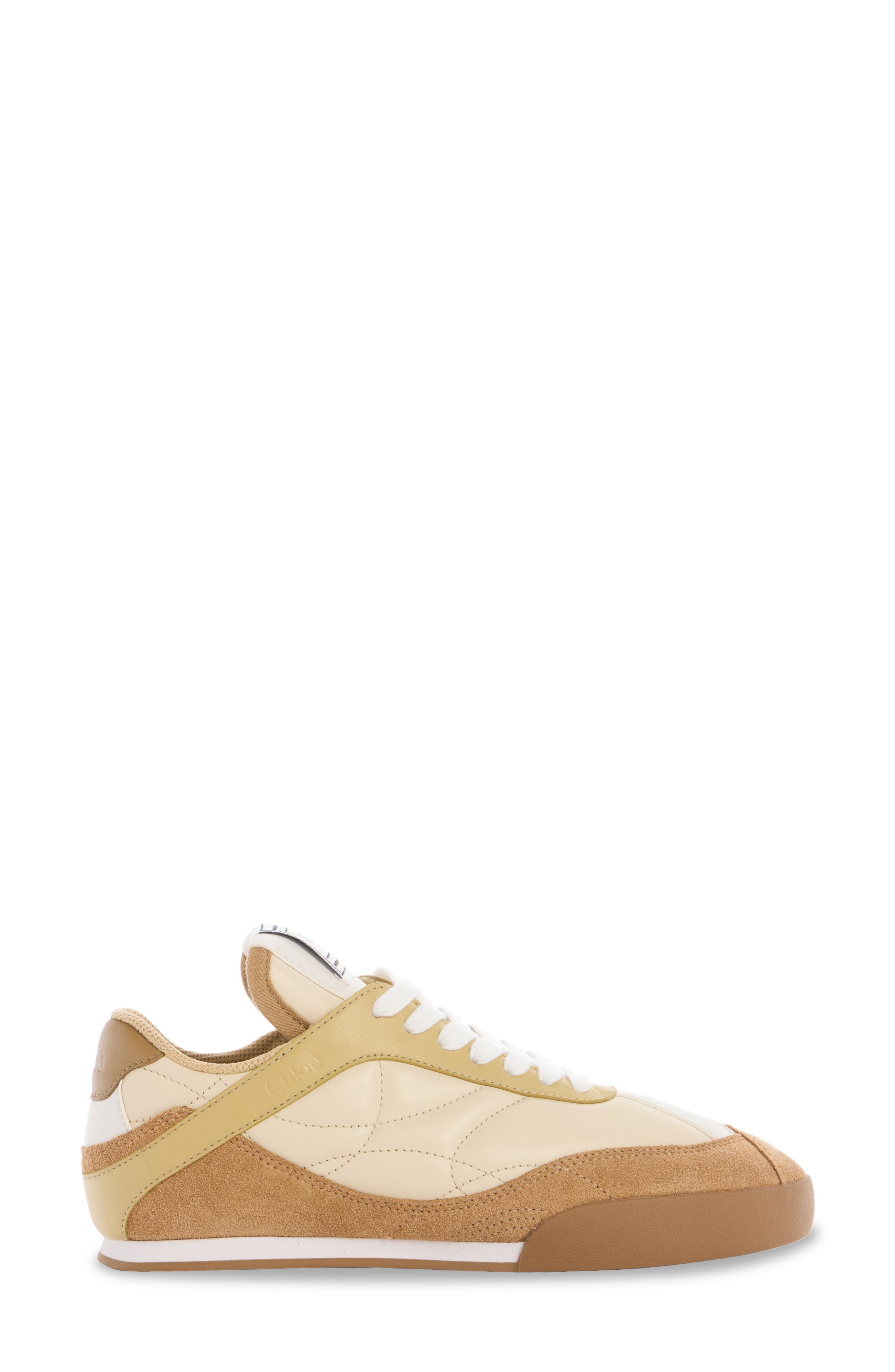 Chloé Kick Low Top Sneaker in Light Ochre at Nordstrom - 3