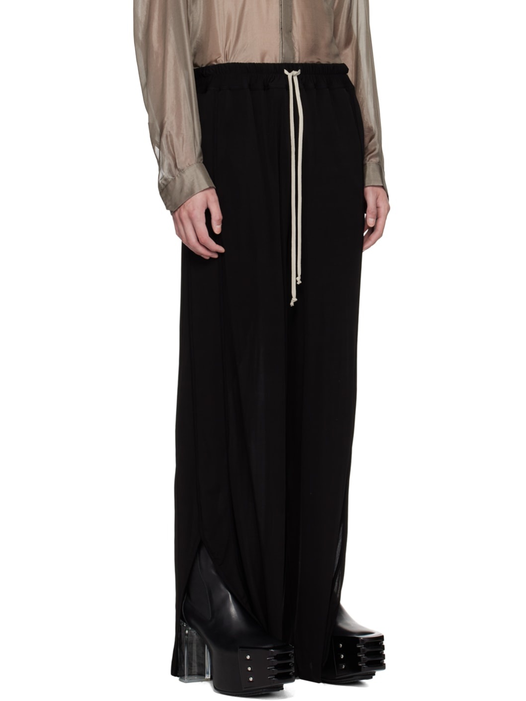Black Lido Track Pants - 2