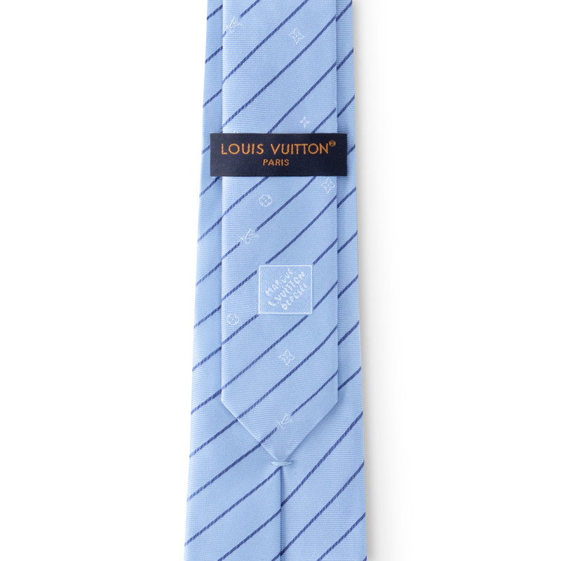 Monogram Pinstripes Tie 3