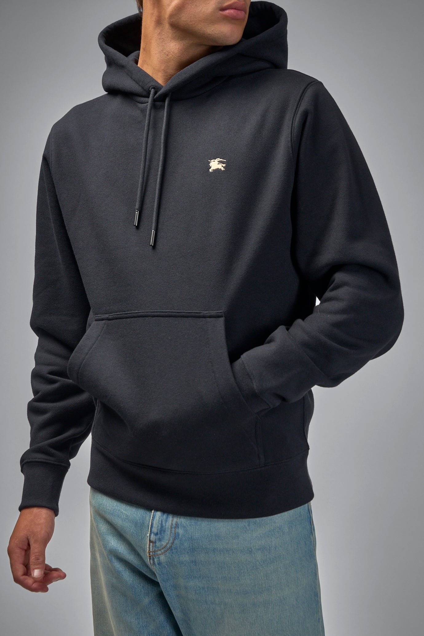Knight Stamp Cotton Hoodie - 5