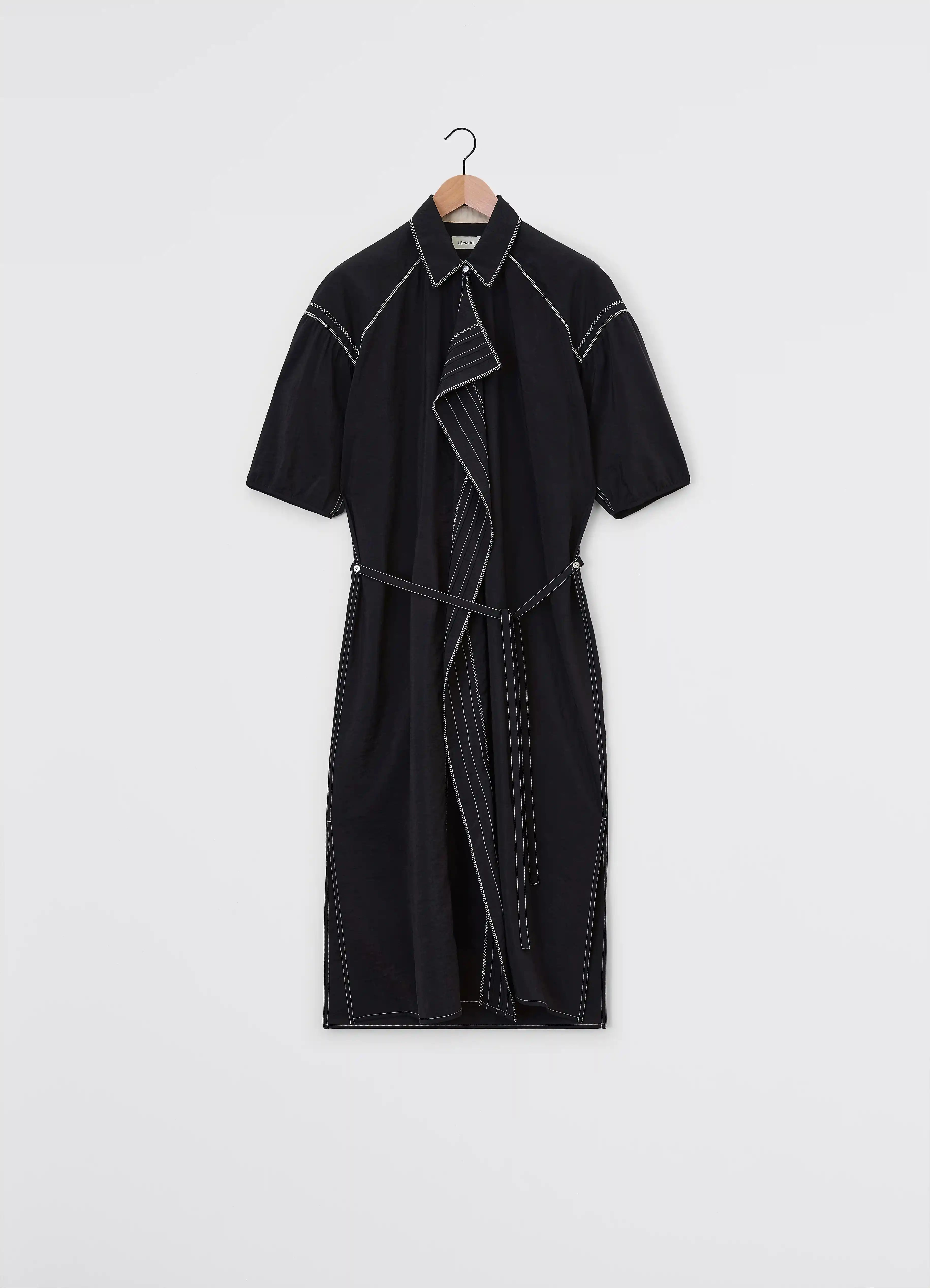 EMBROIDERED ASYMETRICAL SHIRT DRESS - 3