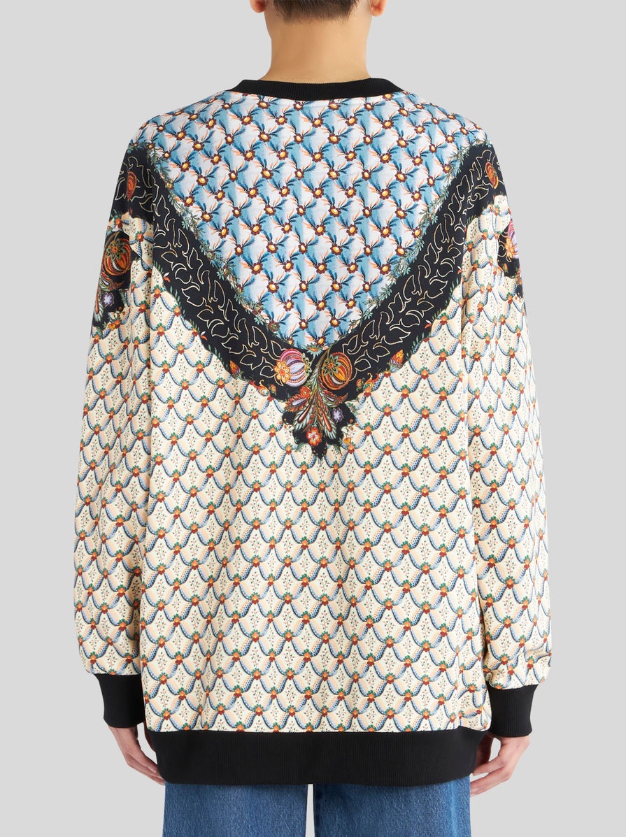 ROUND NECK PRINTED SWEATSHIRT - 4