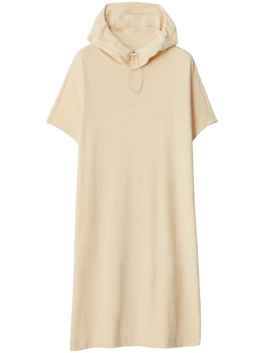 Towelling hooded cotton dress - 1