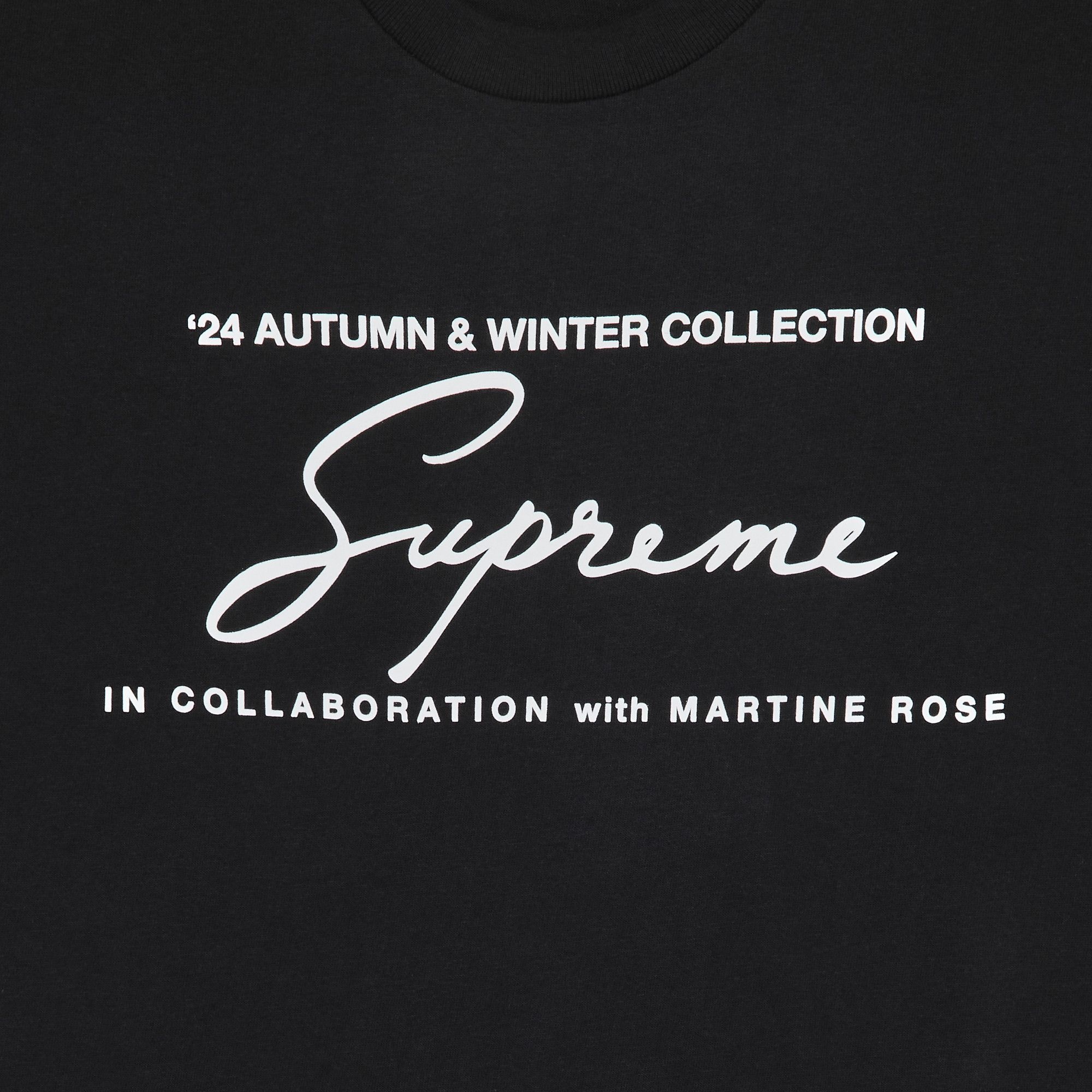 Supreme x Martine Rose Tee 'Black' - 2