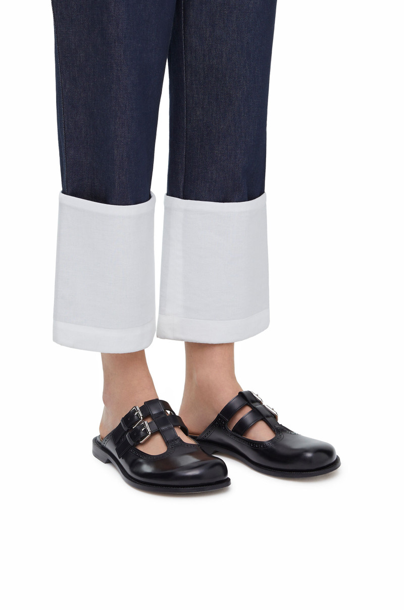 Loewe Campo Mary Jane mule in calfskin outlook