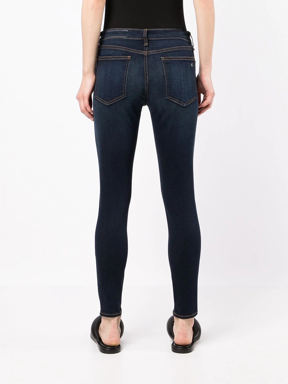 slim-cut denim jeans - 4