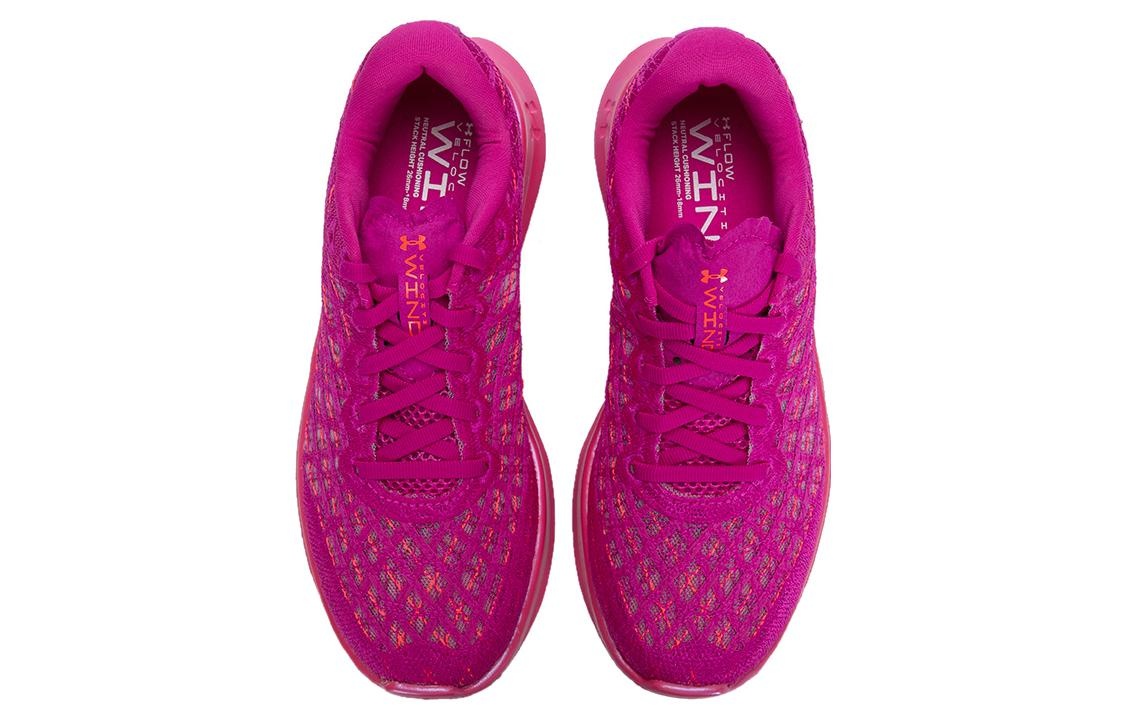 (WMNS) Under Armour FLOW Velociti Wind Running Shoes 'Pink' 3025222-500 - 5