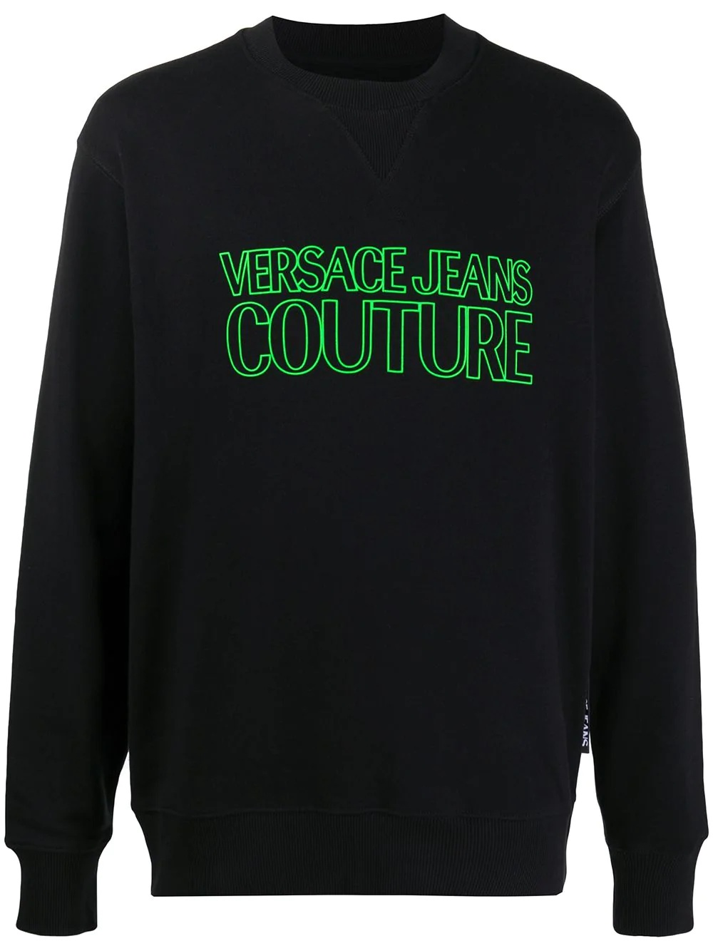 logo print sweatshirt - 1