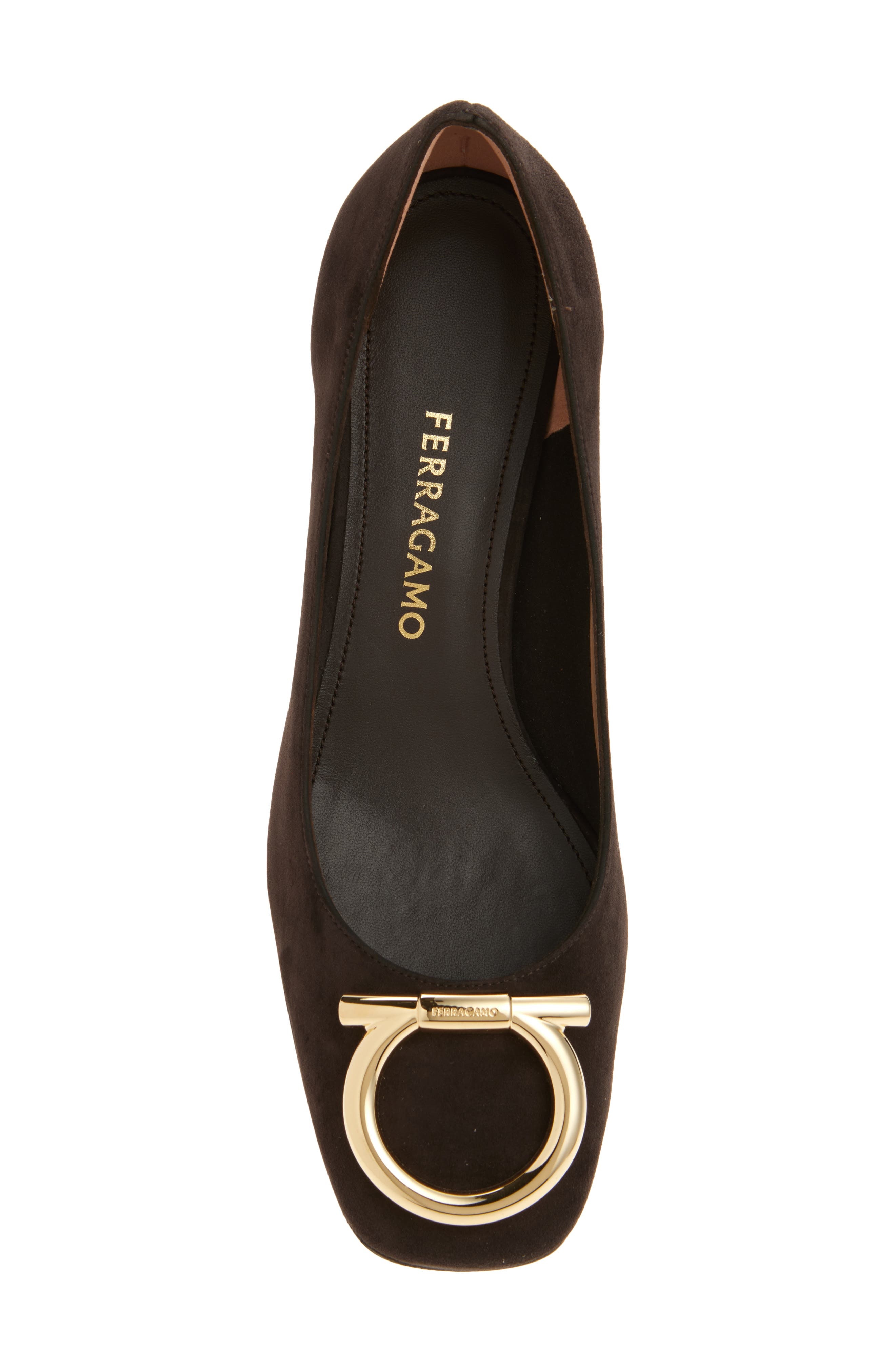 FERRAGAMO Mara Gancio Block Heel Pump in Testa Di Moro at Nordstrom - 5
