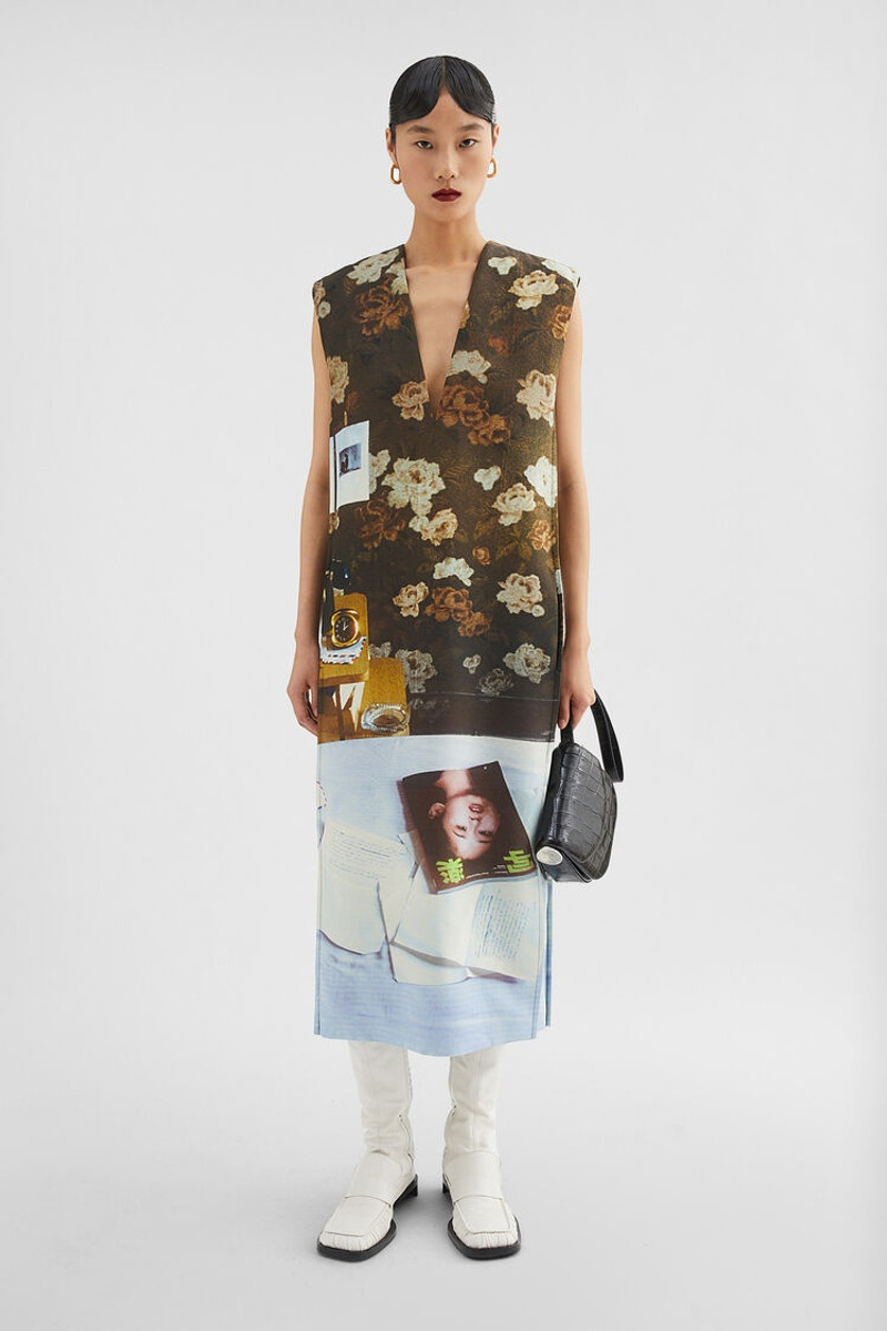 Jil Sander Printed Dress outlook
