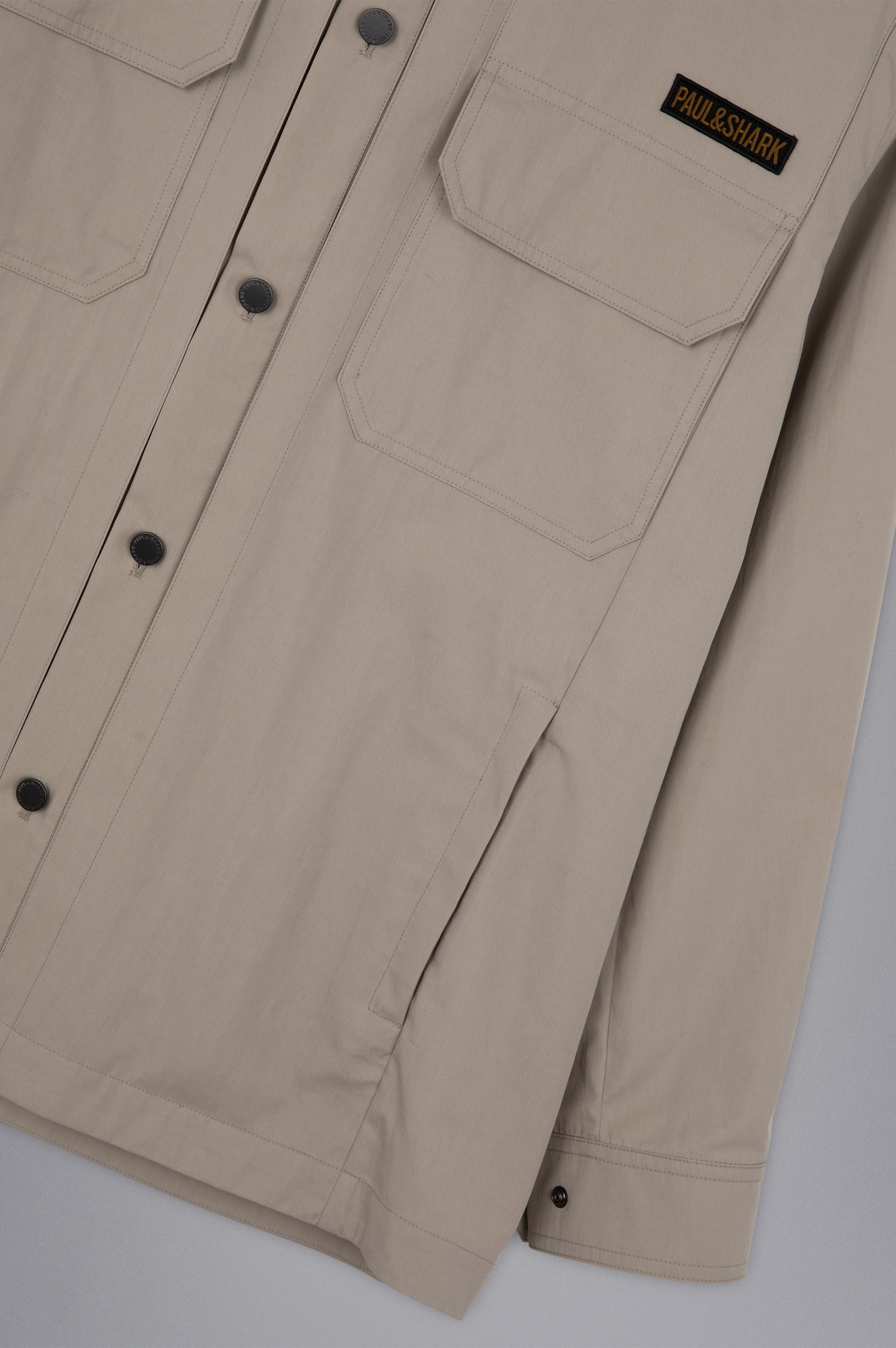 TECHNICAL COTTON SHACKET - 5