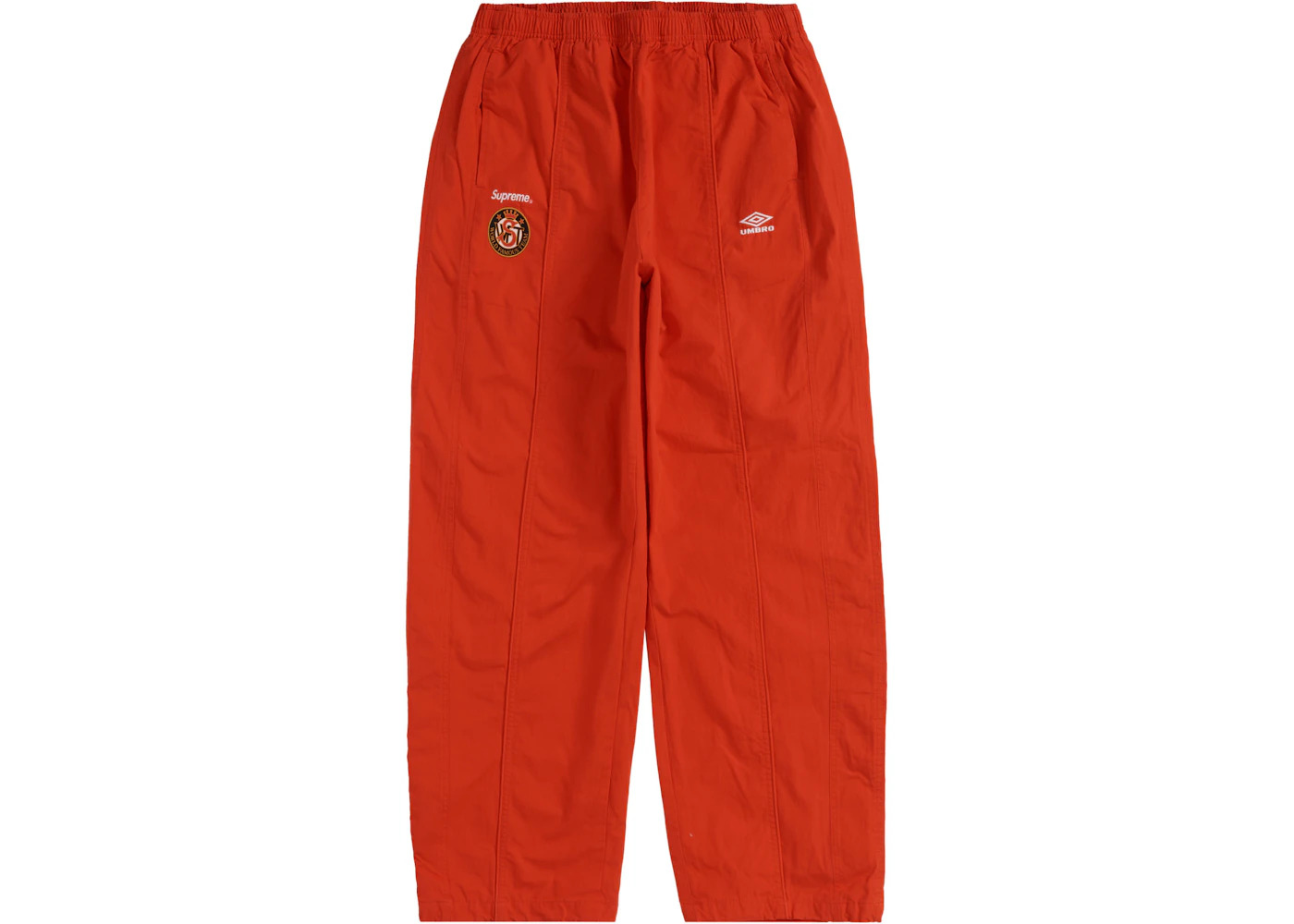 Supreme Umbro Cotton Ripstop Track Pant Red - 1