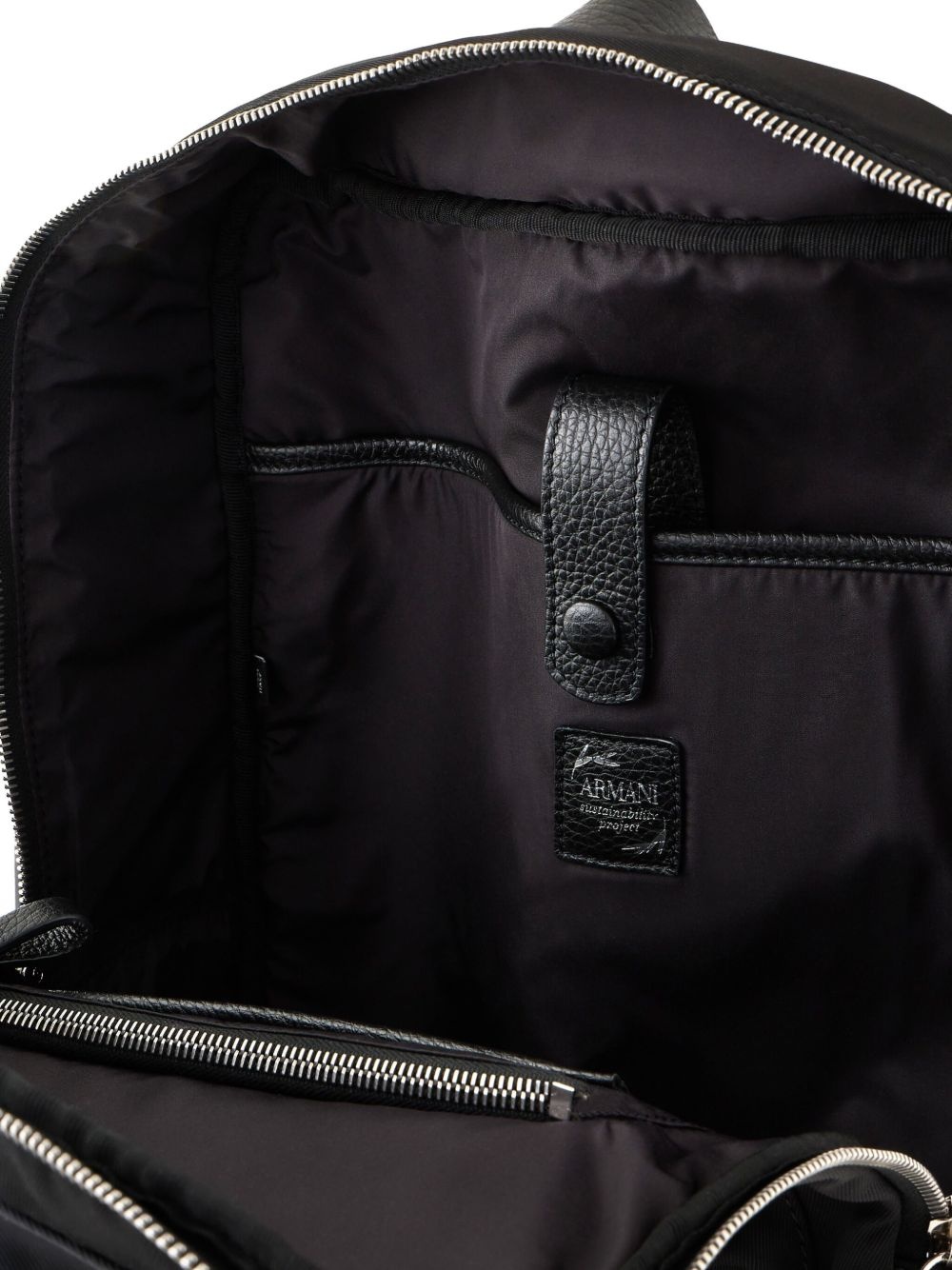 logo-stamp partitioned backpack - 5