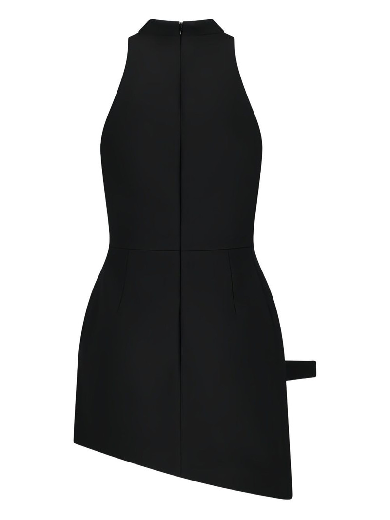 David Koma asymmetric halterneck mini dress outlook