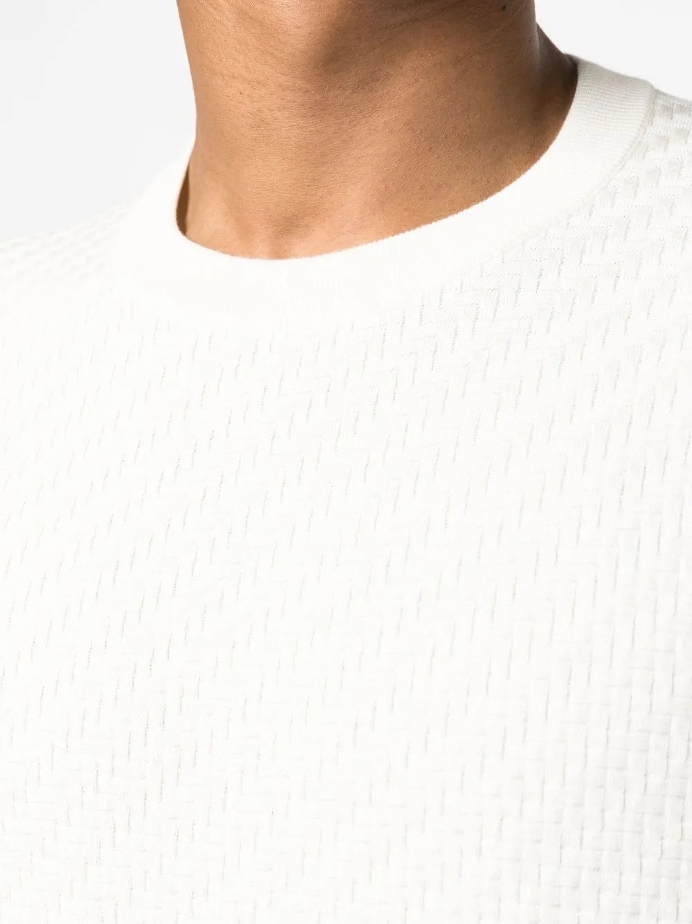 CREW-NECK COTTON-SILK JUMPER - 5