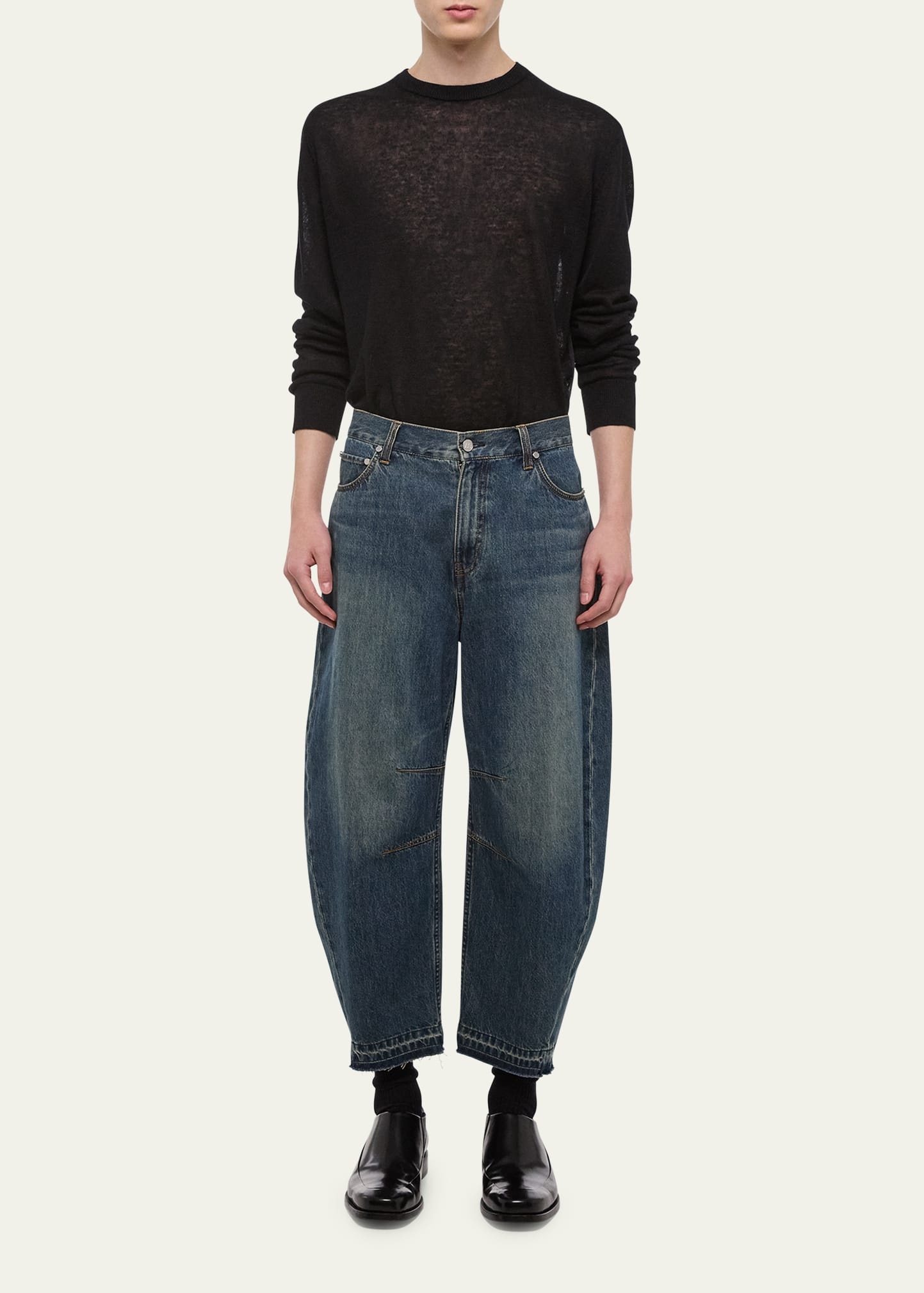Men's Cropped Cocoon Jeans - 2