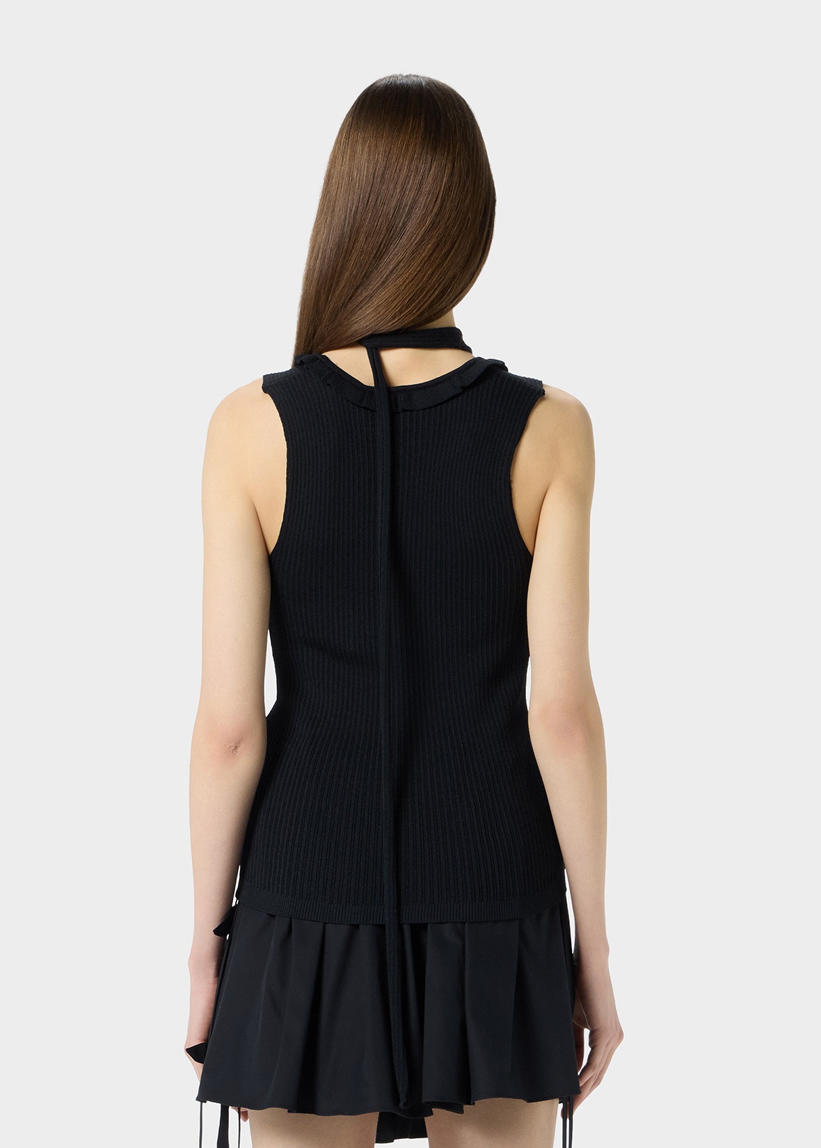 WOOLEN TOP WITH SCARF - 4