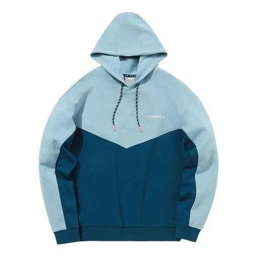 (WMNS) Li-Ning Color Block Hoodie 'Blue Teal' AWDQ438-2 - 1