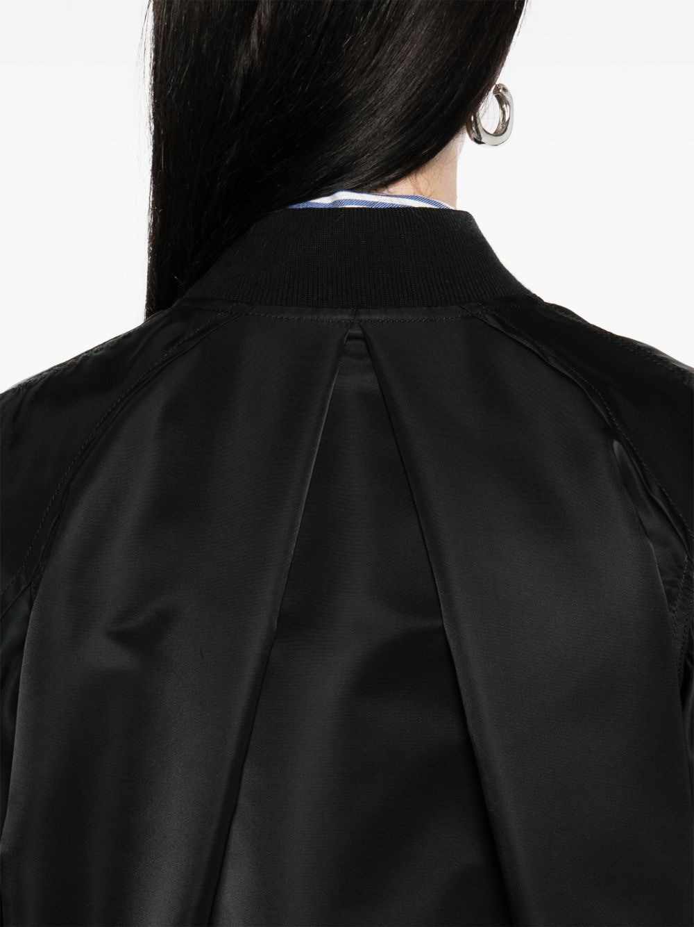 short-sleeve bomber jacket - 5