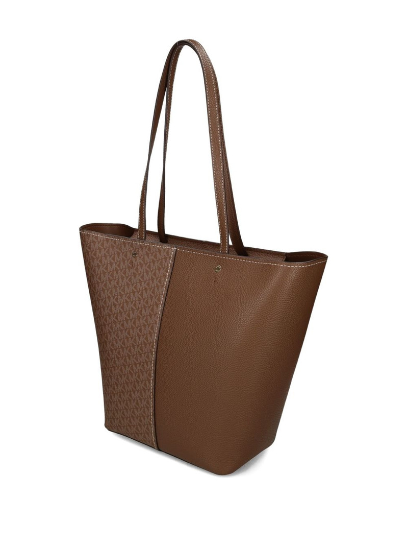 monogram panel tote bag 3