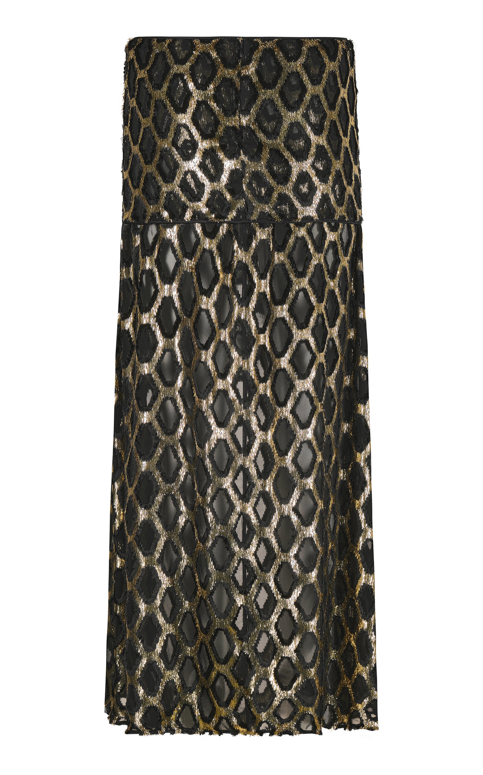 Pura Luz Semi-Sheer Maxi Skirt multi - 8