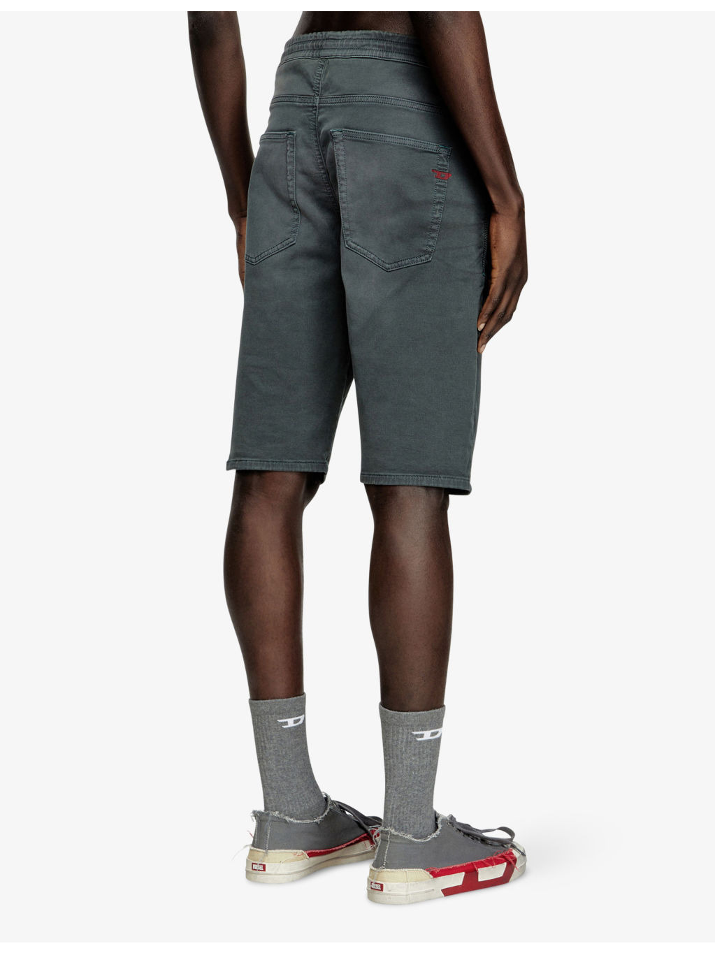 2030 D-Krooley Joog-Jeans Regular-Fit Stretch-Denim Shorts - 4
