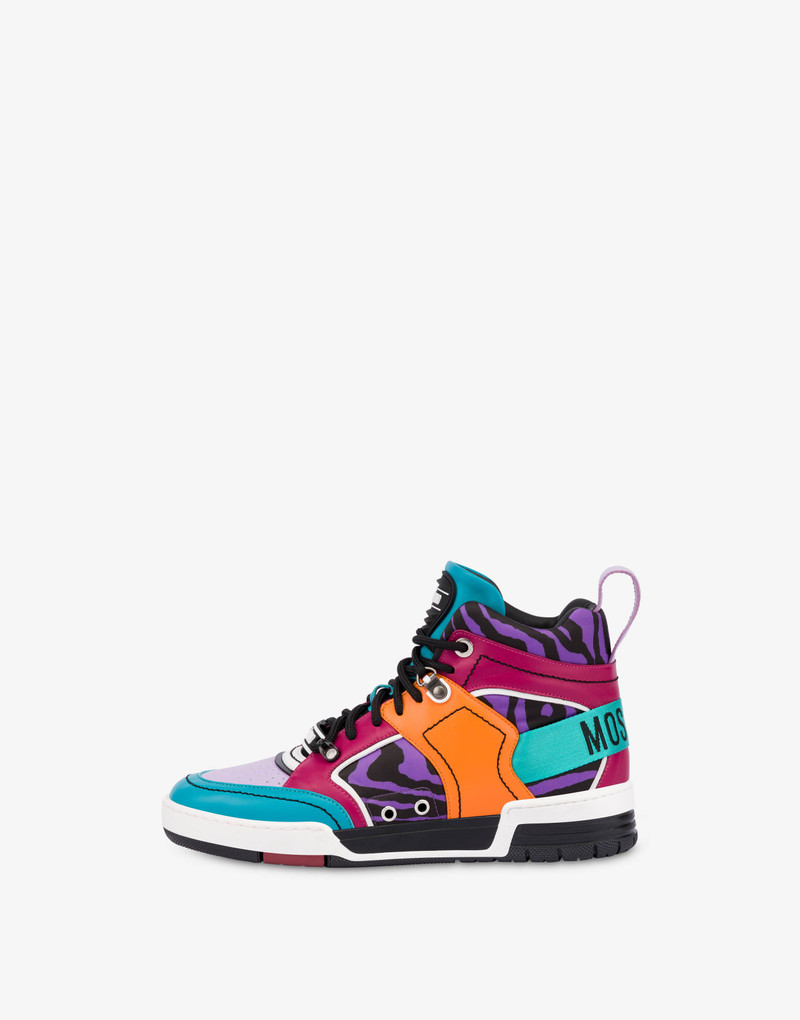 STREETBALL ASYMMETRICAL HIGH-TOP SNEAKERS 3