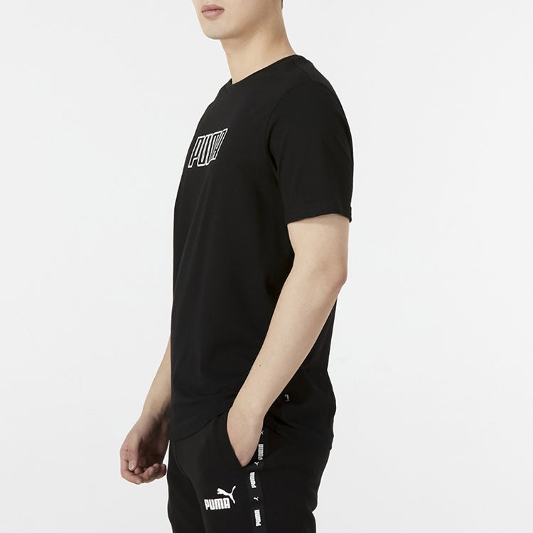 PUMA Essentials Logo T-shirt 'Black' 671602-01 - 5