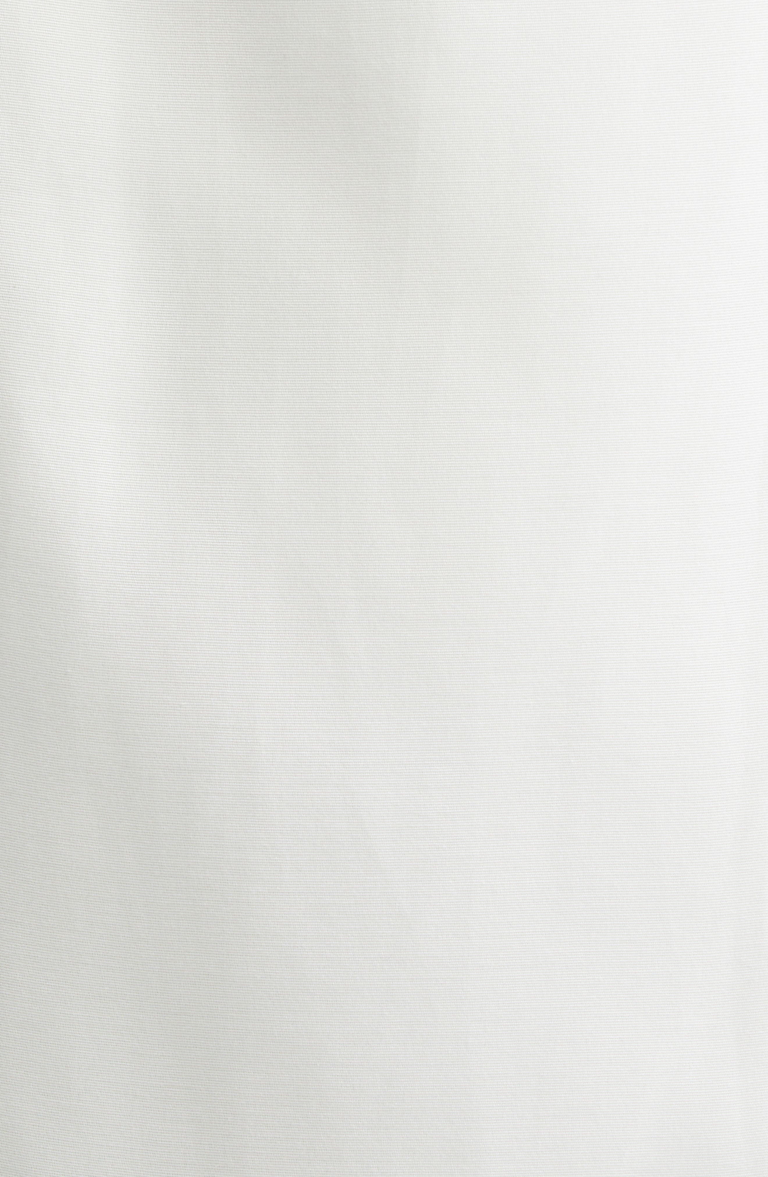 Sacai Cold Shoulder Silk & Cotton Double Face Shift Dress in Off White at Nordstrom - 6