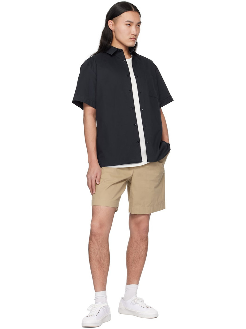 A.P.C. Navy Ross Short-Sleeve Shirt outlook
