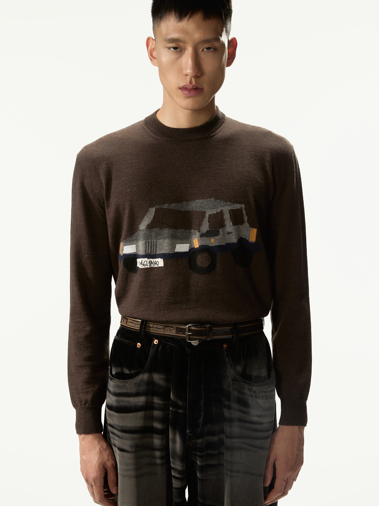 Pandino Knit Brown - 3