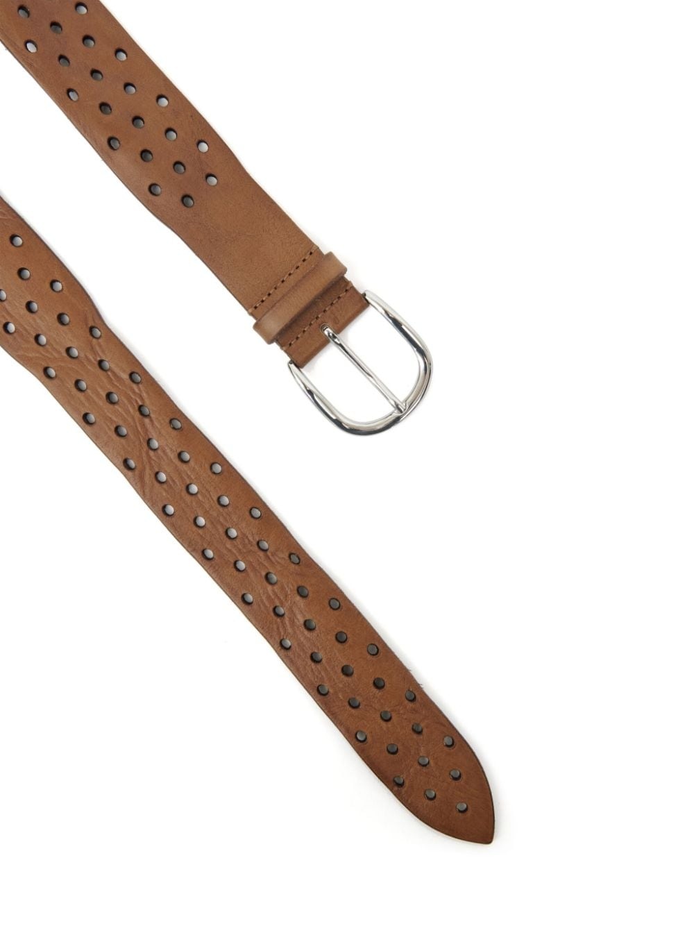 perforated-detail belt - 2