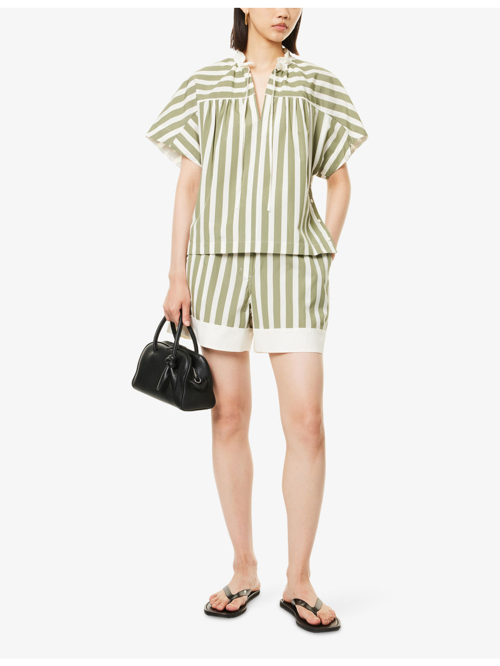 Striped Cotton-Silk Boxer Shorts - 2