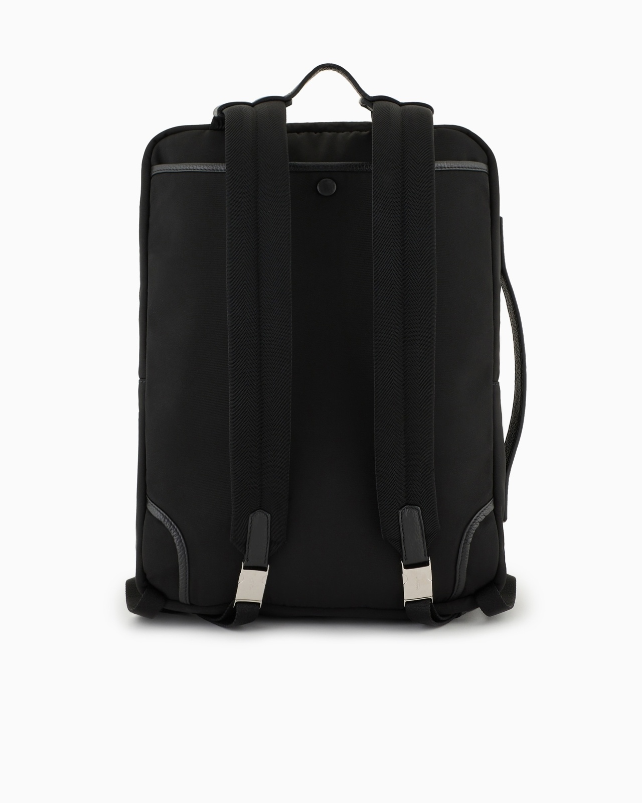 ASV NYLON AND PEBBLED-LEATHER BACKPACK - 3