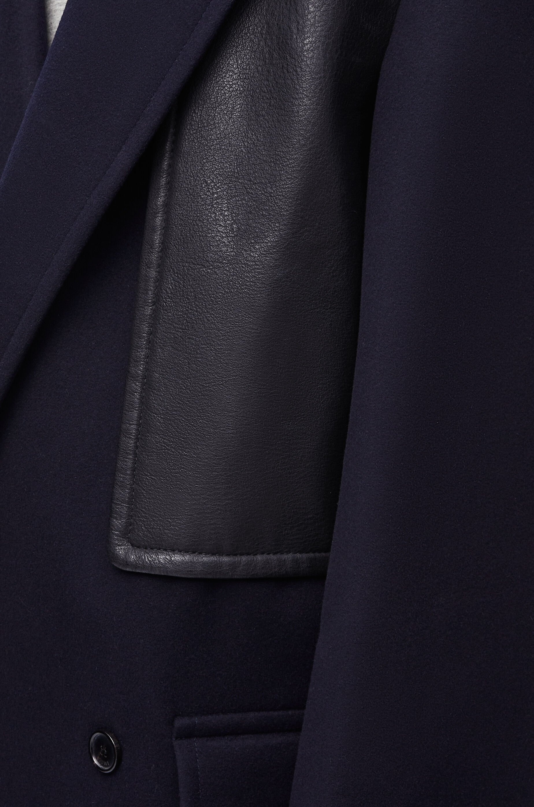 Peacoat in wool and cashmere - 4
