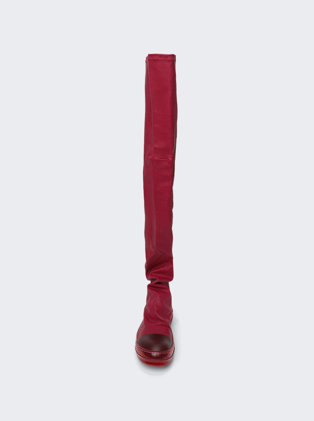 Stretch Lambskin Stocking Sneakers Fuchsia - 4
