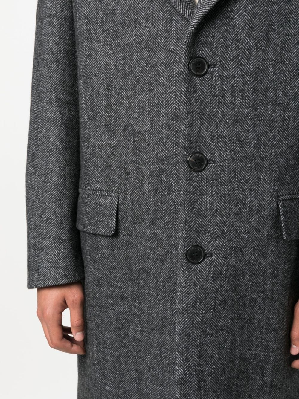 Johel recycled wool-blend coat - 5
