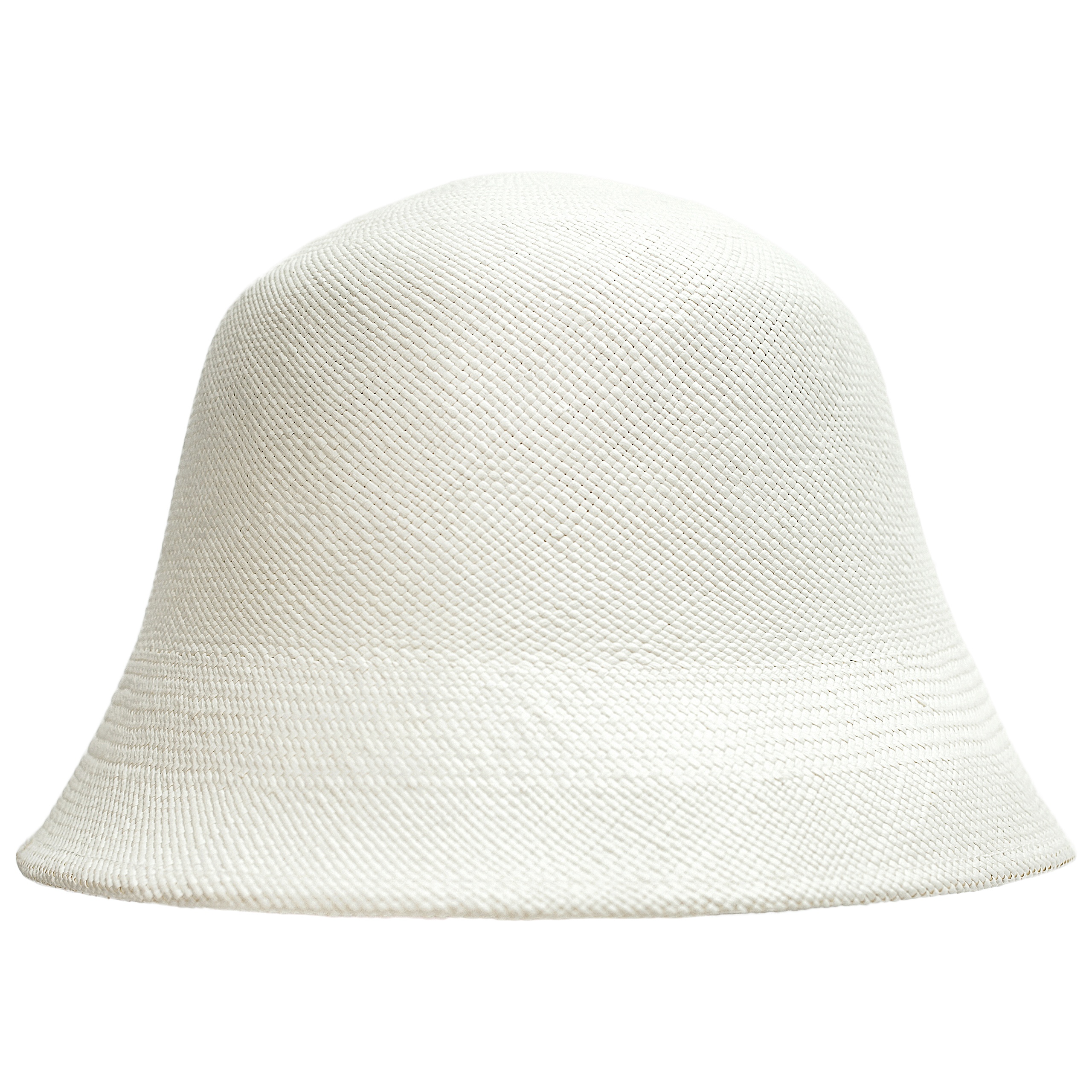 WHITE TOQUILLA HAT - 1